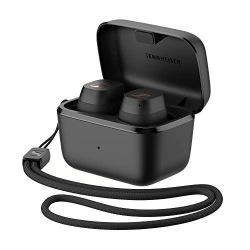 Sennheiser Sport True Wireless in Ear Earbuds Bluetooth Headphone with Mic, Designed in Germany, Adaptable Acoustics, Noise Cancellation, Touch Controls, IP54 and 27h Battery, 2Yr Warranty (Black) - Triveni World