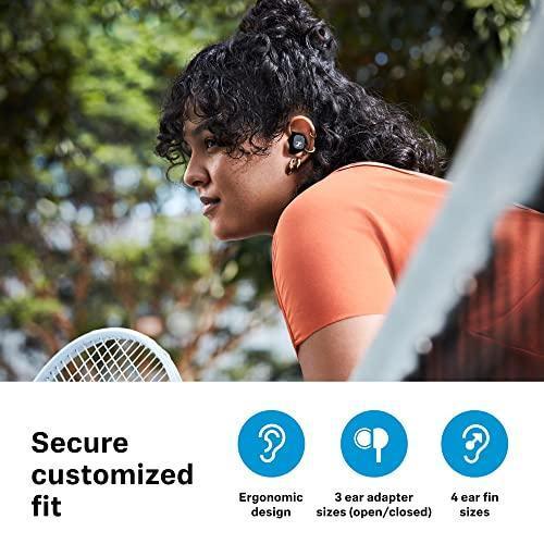 Sennheiser Sport True Wireless in Ear Earbuds Bluetooth Headphone with Mic, Designed in Germany, Adaptable Acoustics, Noise Cancellation, Touch Controls, IP54 and 27h Battery, 2Yr Warranty (Black) - Triveni World