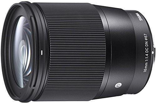 Sigma 16mm F/1.4 DC DN Contemporary Lens for Sony E Mount Mirrorless Cameras (APS- C Format, Black) - Triveni World