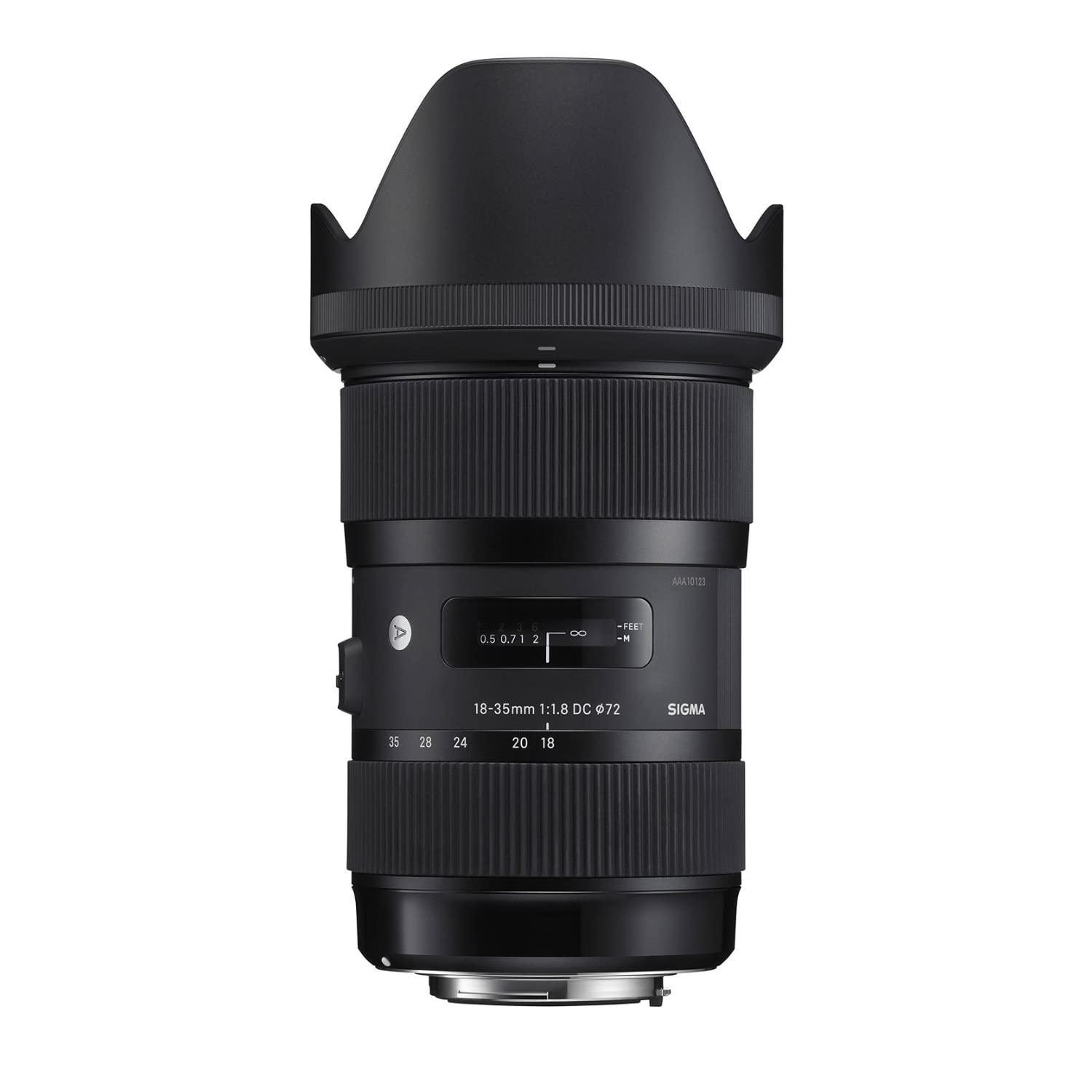 Sigma 18-35mm f/1.8 Lens DC for Canon (Black) - Triveni World