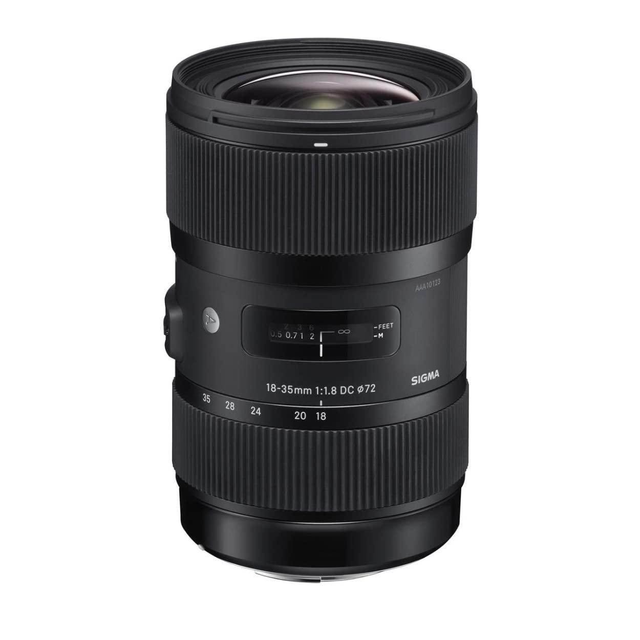 Sigma 18-35mm f/1.8 Lens DC for Canon (Black) - Triveni World