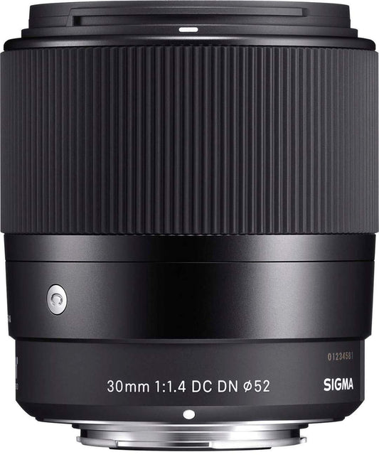 Sigma 30 mm f/1.4 DC DN Contemporary Lens for Sony E-Mount - Black - Triveni World