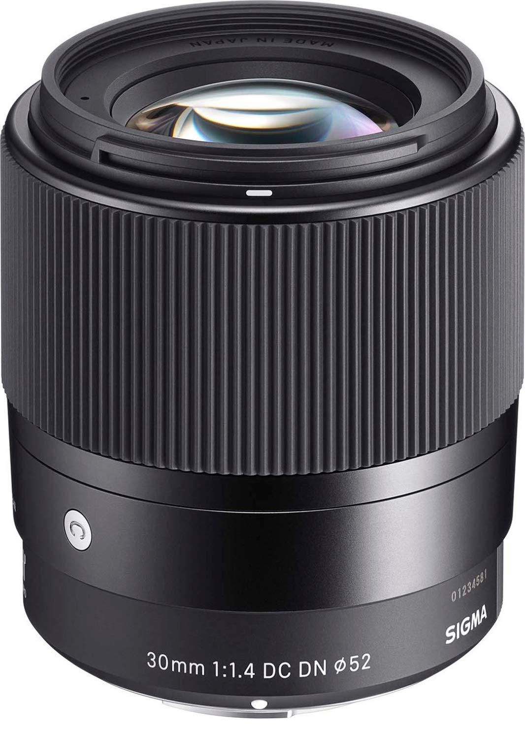 Sigma 30 mm f/1.4 DC DN Contemporary Lens for Sony E-Mount - Black - Triveni World