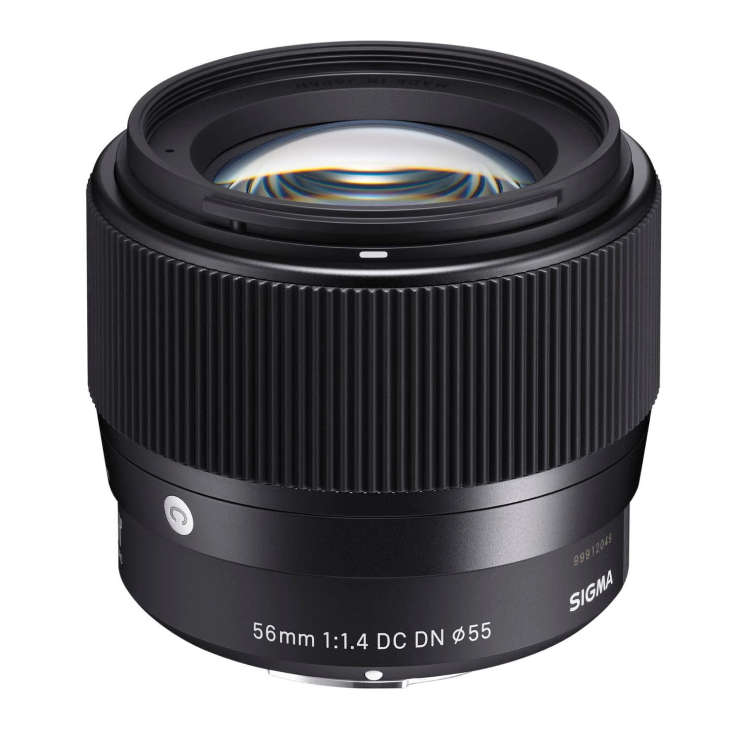 Sigma 56Mm F/1.4 Dc Dn Contemporary Lens for E-Mount Mirrorless Cameras (Aps-C Format, Black) - Triveni World