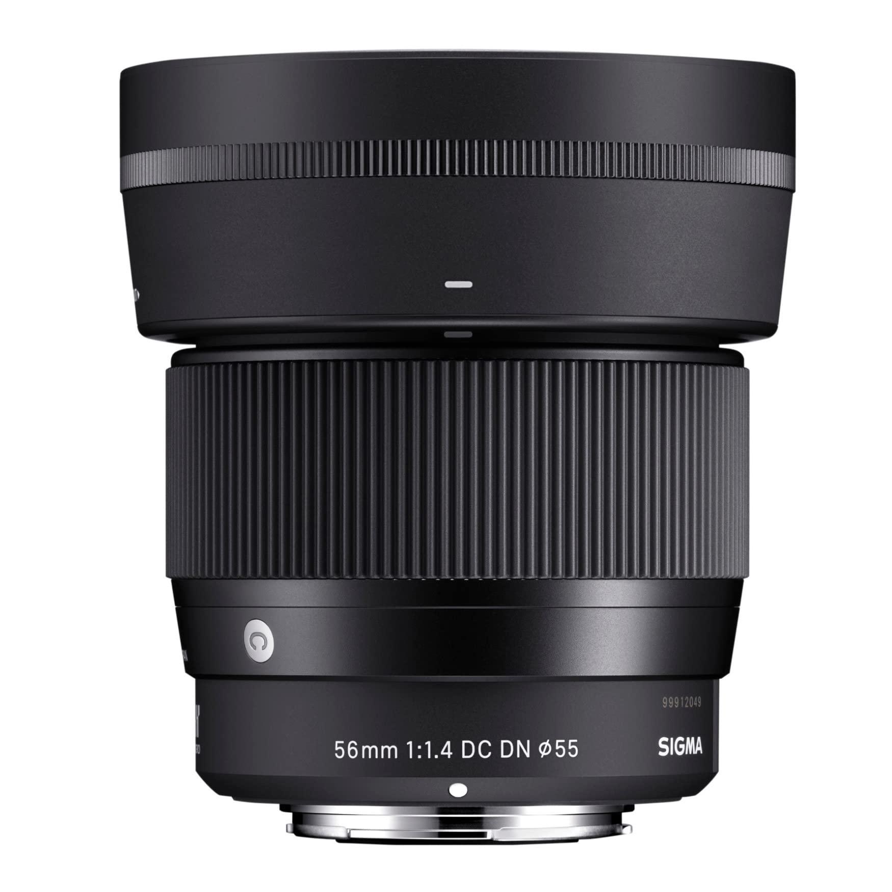 Sigma 56Mm F/1.4 Dc Dn Contemporary Lens for E-Mount Mirrorless Cameras (Aps-C Format, Black) - Triveni World