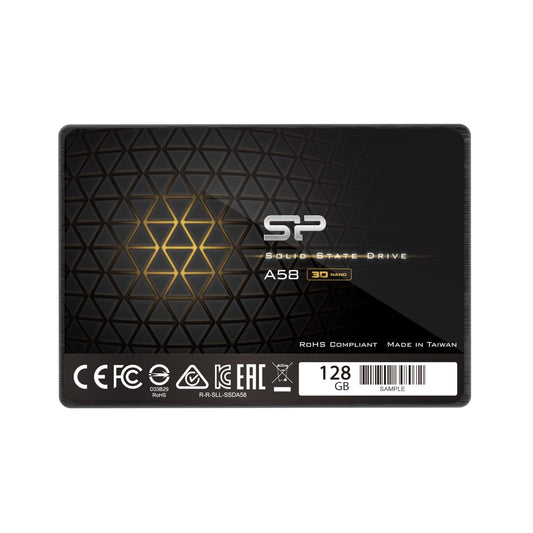 Silicon Power Ace A58 128GB 2.5 Inch SATA III SSD, 3D NAND with SLC Cache, Up to 500MB/s, Internal Solid State Drive for Desktop Laptop Computer - Triveni World