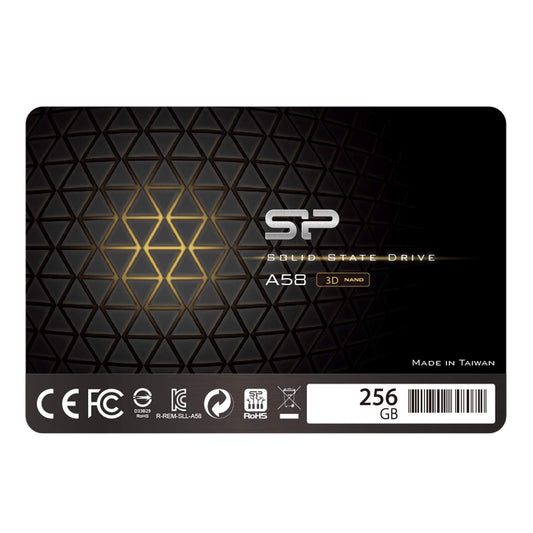 Silicon Power Ace A58 256GB 2.5 Inch SATA III SSD, 3D NAND with SLC Cache, Up to 500MB/s, Internal Solid State Drive for Desktop Laptop Computer - Triveni World