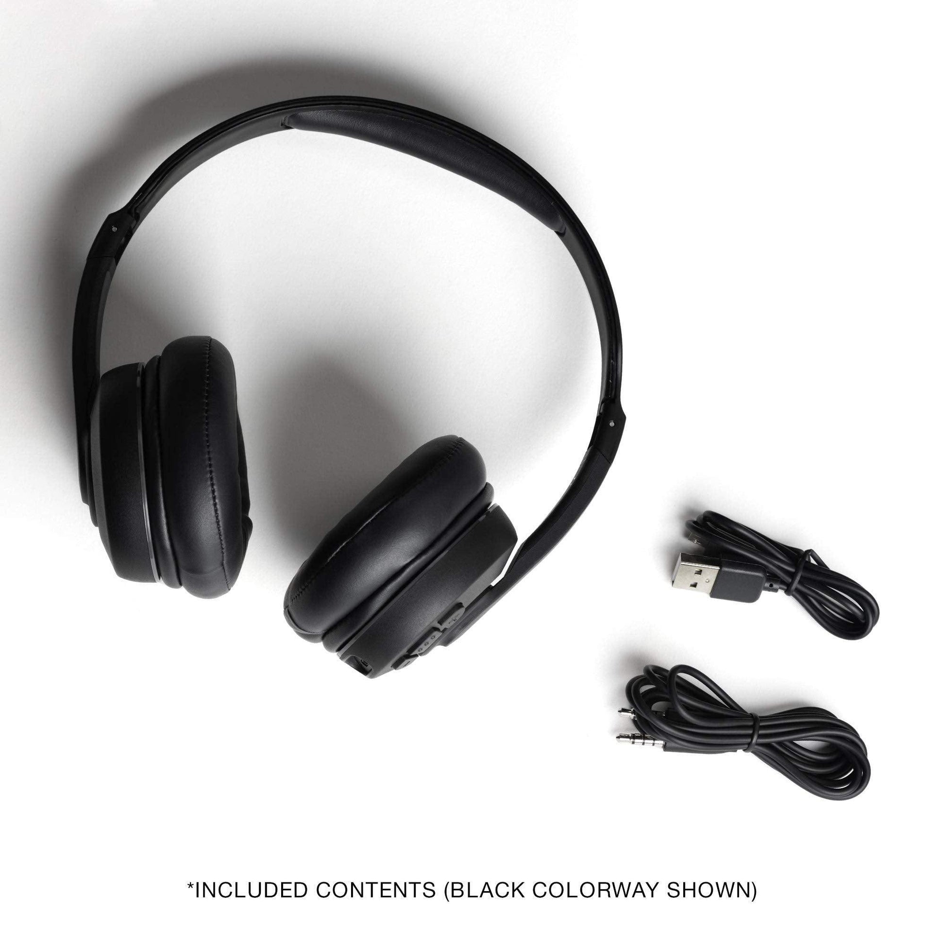 Skullcandy Cassette On-Ear Wireless Headphones, 22 Hr Battery, Microphone, Works with iPhone Android and Bluetooth Devices - Black - Triveni World