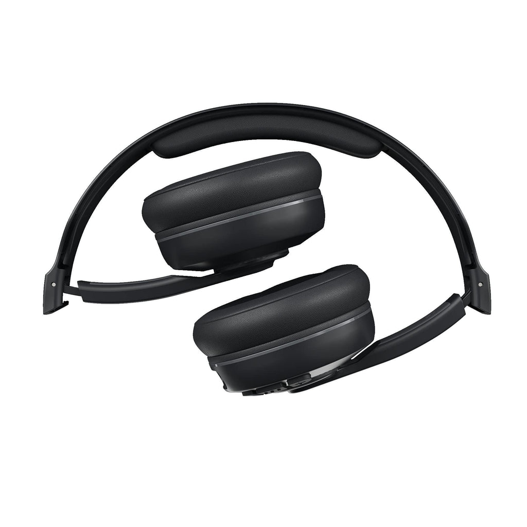 Skullcandy Cassette On-Ear Wireless Headphones, 22 Hr Battery, Microphone, Works with iPhone Android and Bluetooth Devices - Black - Triveni World