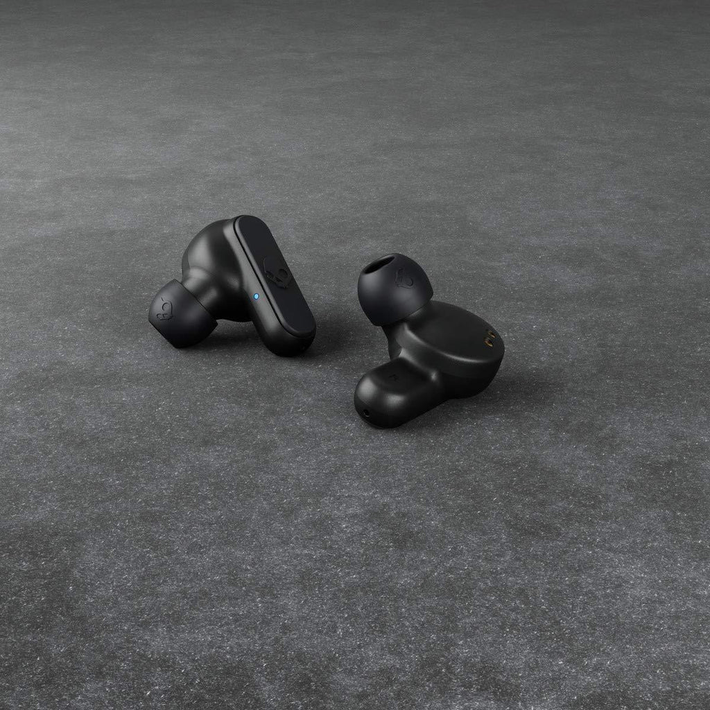 Skullcandy Dime True Wireless in-Ear Bluetooth Earbuds Compatible with iPhone and Android/Charging Case and Microphone/Great for Gym, Sports, and Gaming, IPX4 Water Dust Resistant - Black - Triveni World