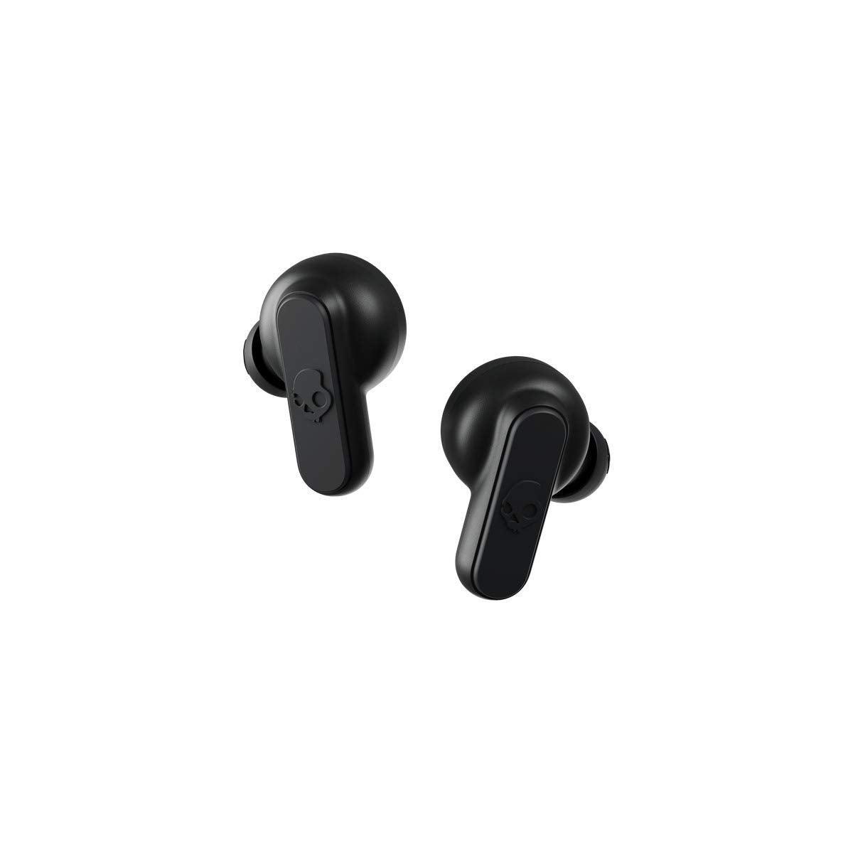 Skullcandy Dime True Wireless in-Ear Bluetooth Earbuds Compatible with iPhone and Android/Charging Case and Microphone/Great for Gym, Sports, and Gaming, IPX4 Water Dust Resistant - Black - Triveni World