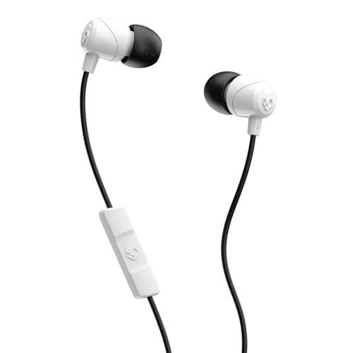 Skullcandy Jib In-Ear Wired Earbuds, Microphone, Works with Bluetooth Devices and Computers -White - Triveni World