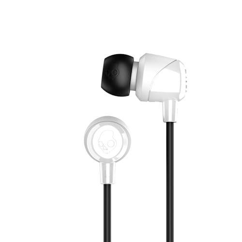 Skullcandy Jib In-Ear Wired Earbuds, Microphone, Works with Bluetooth Devices and Computers -White - Triveni World