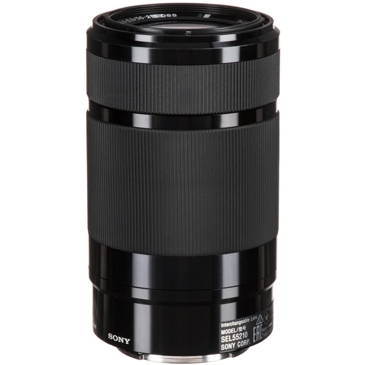 Sony E Mount E 55 210Mm F4.5 6.3 OSS Aps-C Lens (Sel55210) | Telephoto Zoom | Nature & Sports Photography, Black - Triveni World