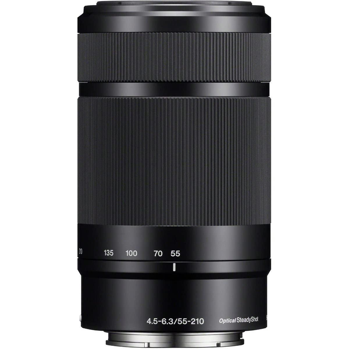 Sony E Mount E 55 210Mm F4.5 6.3 OSS Aps-C Lens (Sel55210) | Telephoto Zoom | Nature & Sports Photography, Black - Triveni World