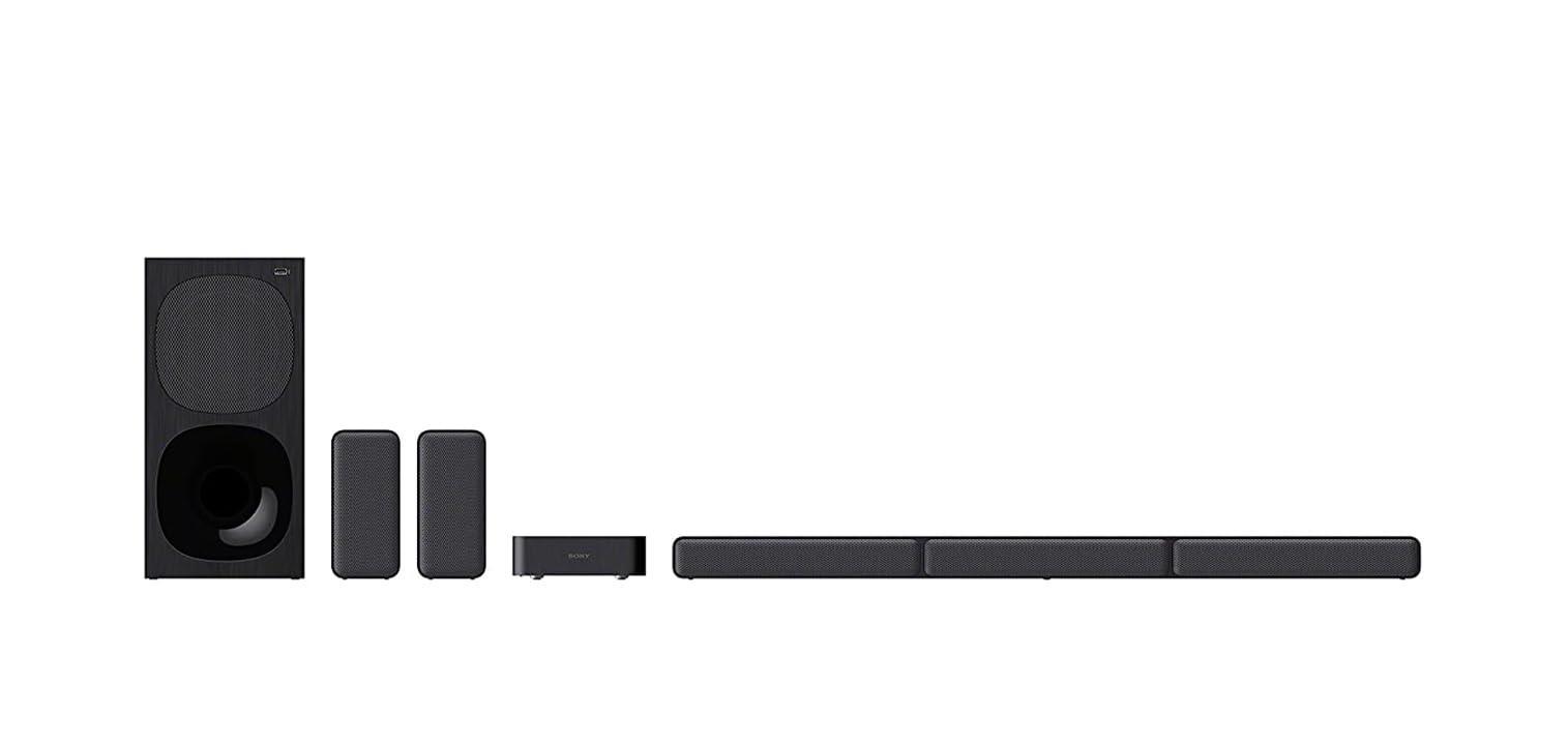 Sony HT-S40R Real 5.1ch Dolby Audio Soundbar for TV with Subwoofer & Wireless Rear Speakers, 5.1ch Home Theatre System (600W, Bluetooth & USB Connectivity, HDMI & Optical Connectivity, Sound Mode) - Triveni World