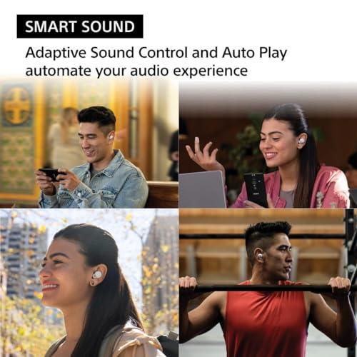 Sony LinkBuds S WF-LS900N Truly Wireless Noise Cancellation Earbuds Hi-Res Audio and 360 Reality Audio with Multipoint, Spotify Tap & Crystal Clear Calling Ultralight Weight Battery 20Hrs IPX4-White - Triveni World