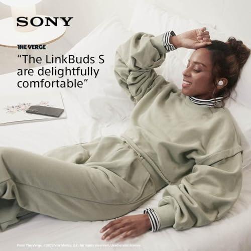 Sony LinkBuds S WF-LS900N Truly Wireless Noise Cancellation Earbuds Hi-Res Audio and 360 Reality Audio with Multipoint, Spotify Tap & Crystal Clear Calling Ultralight Weight Battery 20Hrs IPX4-White - Triveni World