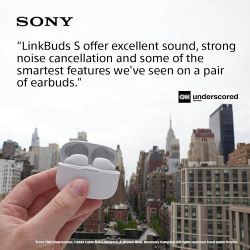 Sony LinkBuds S WF-LS900N Truly Wireless Noise Cancellation Earbuds Hi-Res Audio and 360 Reality Audio with Multipoint, Spotify Tap & Crystal Clear Calling Ultralight Weight Battery 20Hrs IPX4-White - Triveni World