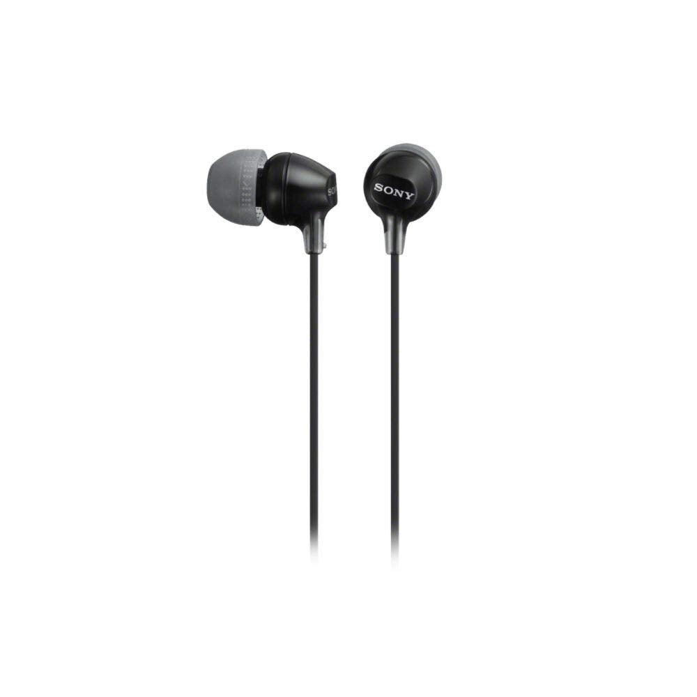 Sony MDR-EX15AP EX In-Ear Wired Stereo Headphones with Mic (Black) - Triveni World