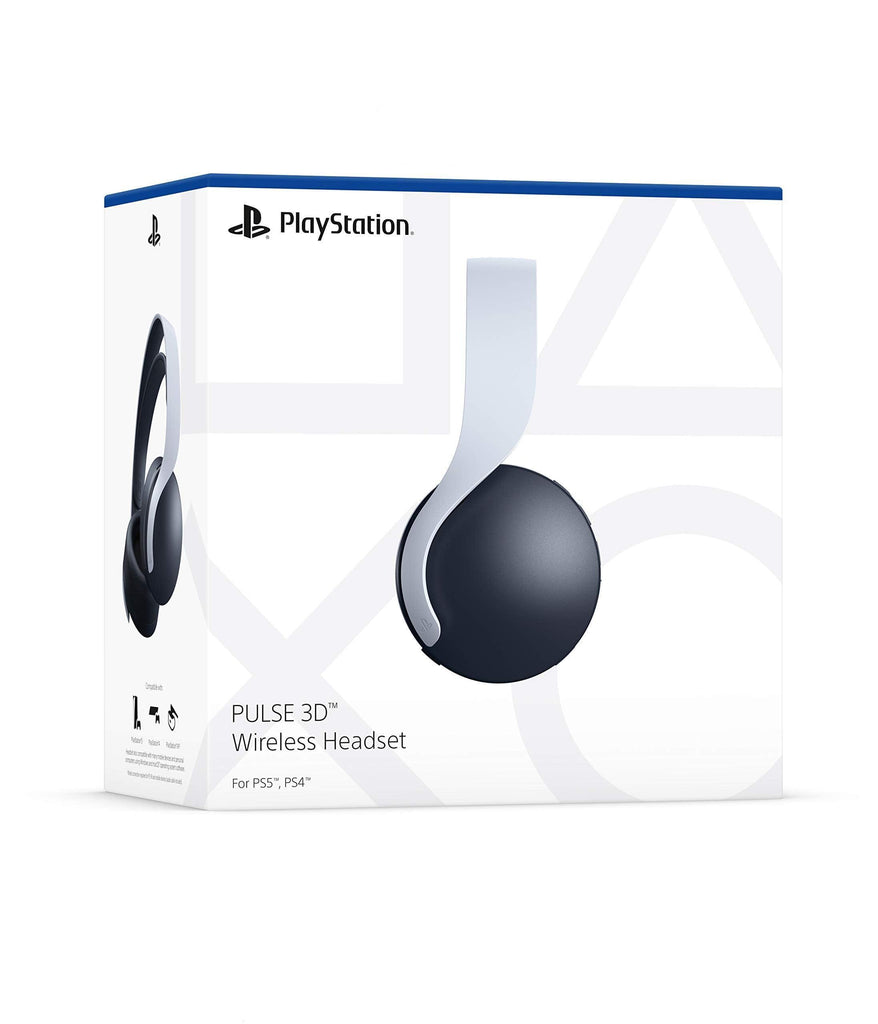 Sony PlayStation PULSE 3D Wireless On Ear Headset (Black,White) - Triveni World