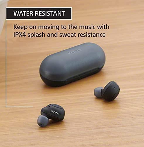 Sony WF-C500 Truly Wireless Bluetooth Earbuds with 20Hrs Battery, True Wireless Earbuds with Mic for Phone Calls, Quick Charge, Fast Pair, 360 Reality Audio, Upscale Music - DSEE, App Support - Black - Triveni World