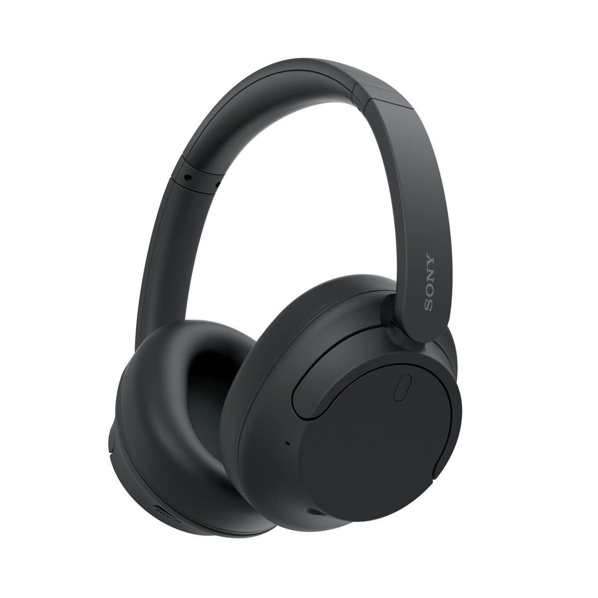 Sony WH-CH720N, Wireless Over-Ear Active Noise Cancellation Headphones with Mic, up to 35 Hours Playtime, Multi-Point Connection, App Support, AUX & Voice Assistant Support for Mobile Phones (Black) - Triveni World