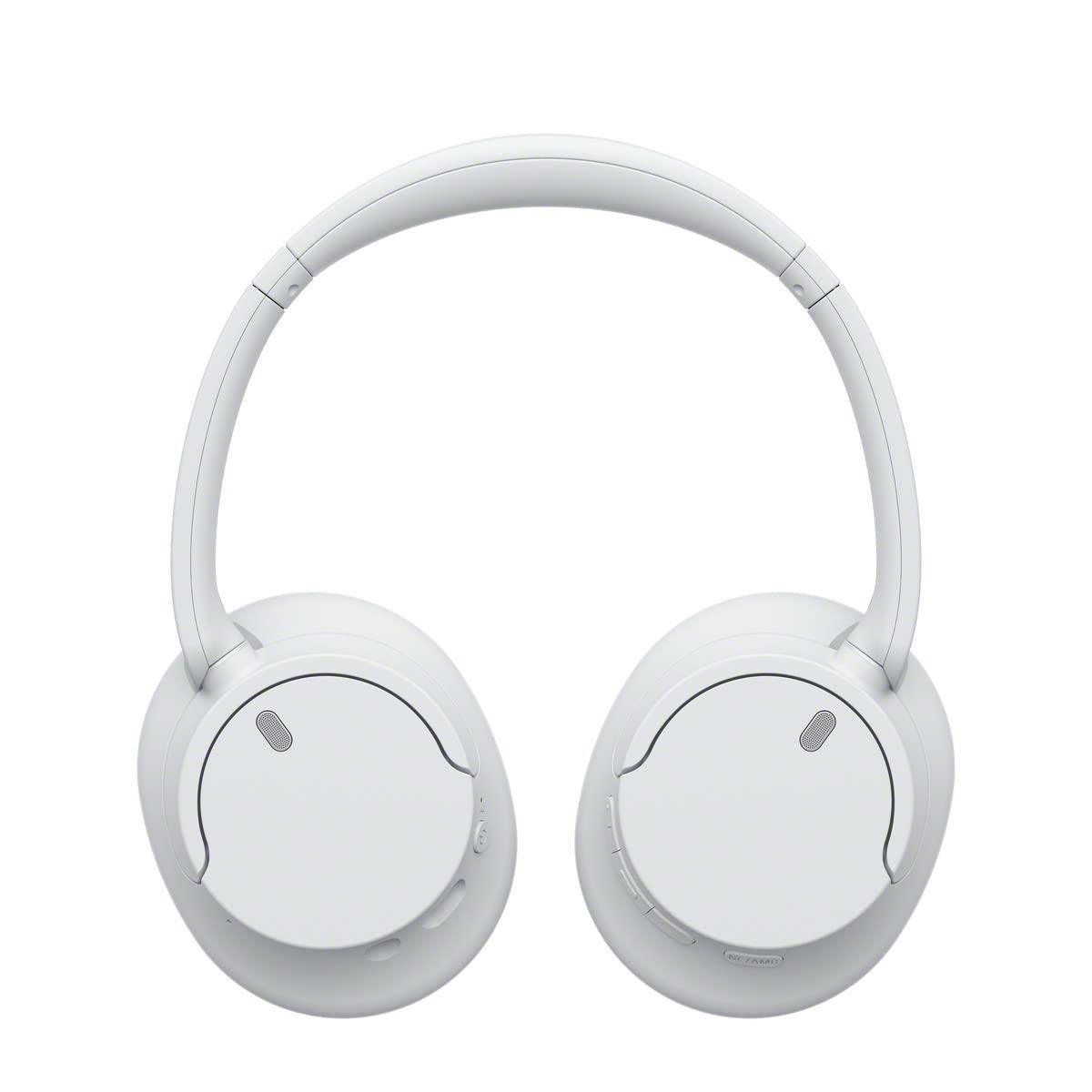 Sony WH-CH720N, Wireless Over-Ear Active Noise Cancellation Headphones with Mic, up to 35 Hours Playtime, Multi-Point Connection, App Support, AUX & Voice Assistant Support for Mobile Phones (White) - Triveni World