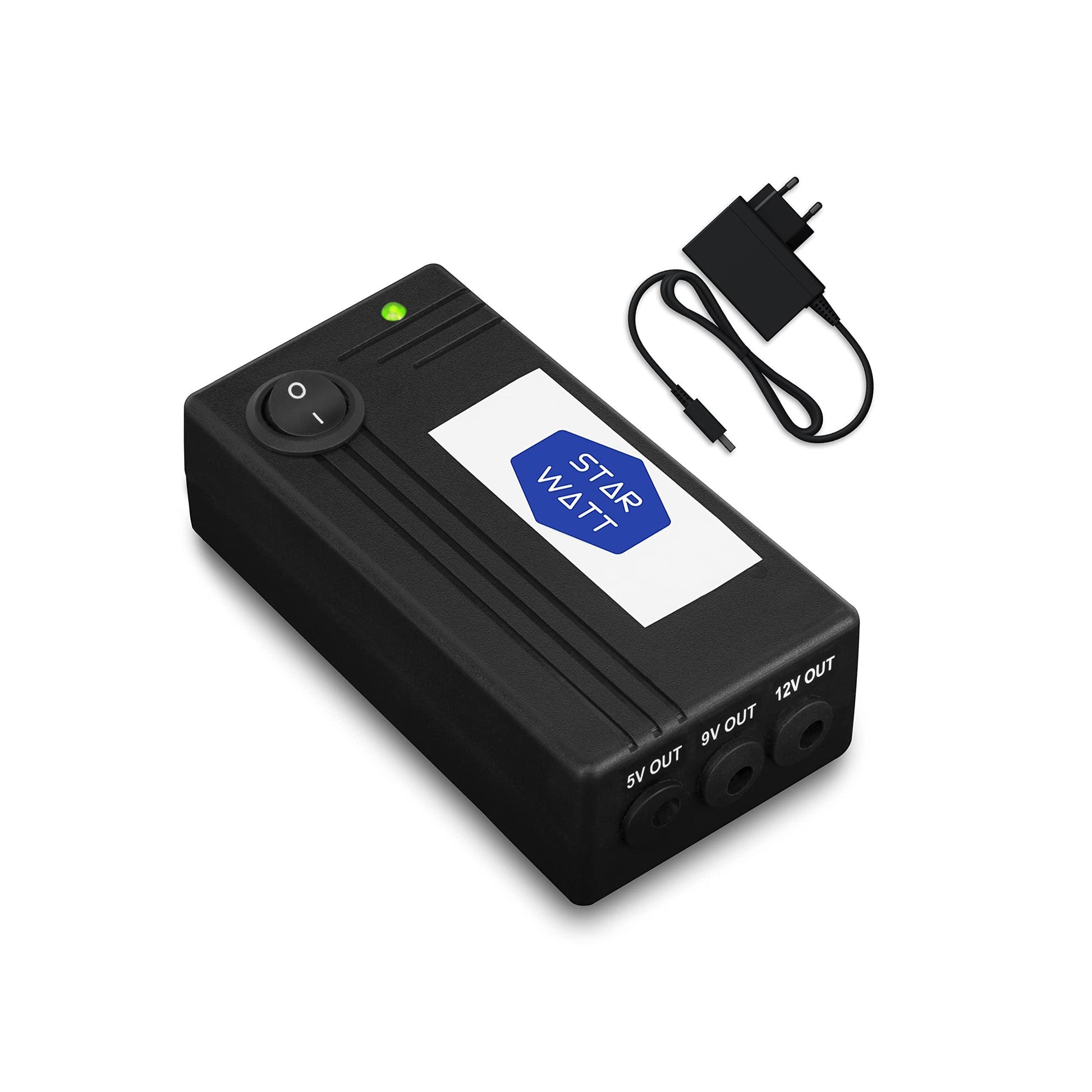 Starwatt 3 Output Mini UPS | for 12V Upto 2A, 9V Upto 1A & 5V / USB Upto 1A | Uninterrupted Power Backup for All Brand Wi-Fi Routers, Modem, ONT ONU, Media Converter, WiFi Camera, USB Powered Devices - Triveni World