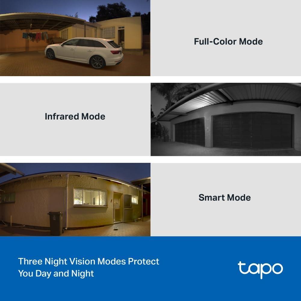 Tapo TP-Link 2K 3MP 1296P Outdoor Pan/Tilt Security Wi-Fi Camera, IP65 Weatherproof, Motion Detection, 360 C510W - Triveni World