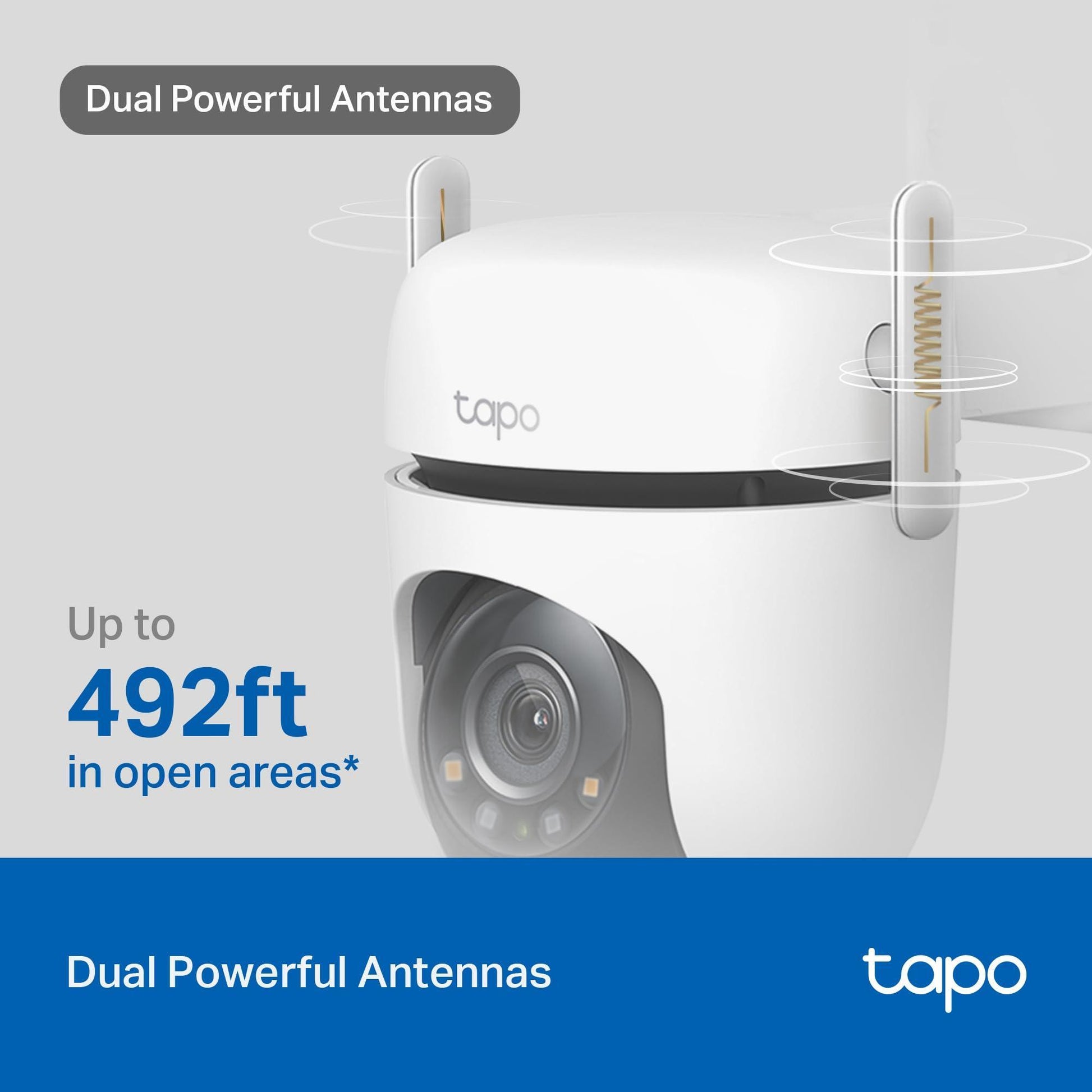 Tapo TP-Link C520WS 2K QHD 4MP Outdoor Pan/Tilt Security Smart Wi-Fi Camera,IP66 Weatherproof, AI Detection,360° Visual Coverage,Starlight Colour Night Vision, Works with Alexa&Google Home - Triveni World