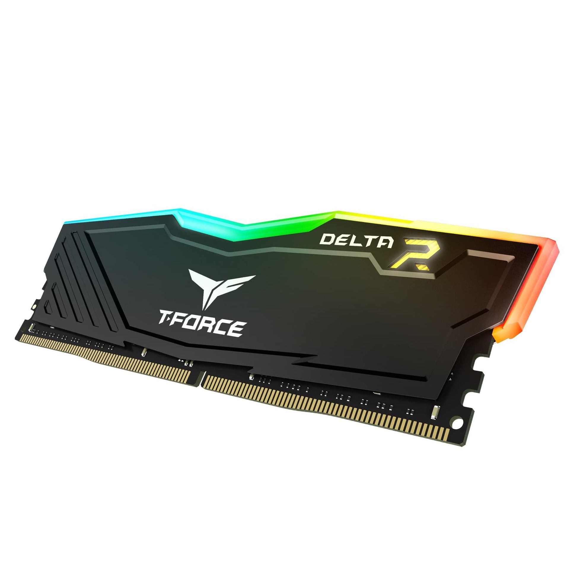 TEAMGROUP Delta RGB 16GB (8GBx2) DDR4 RAM Upto 3600MHz Desktop Gaming Memory with One-Click Overclocking - (2x8GB, Black), (TF3D416G3600HC18JDC01) - Triveni World