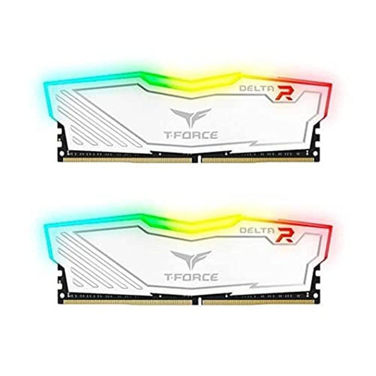 TEAMGROUP T-Force Delta RGB DDR4 16GB (2x8GB) 3200MHz (PC4-25600) CL16 Desktop Gaming Memory Module ram TF4D416G3200HC16FDC01 - White - Triveni World