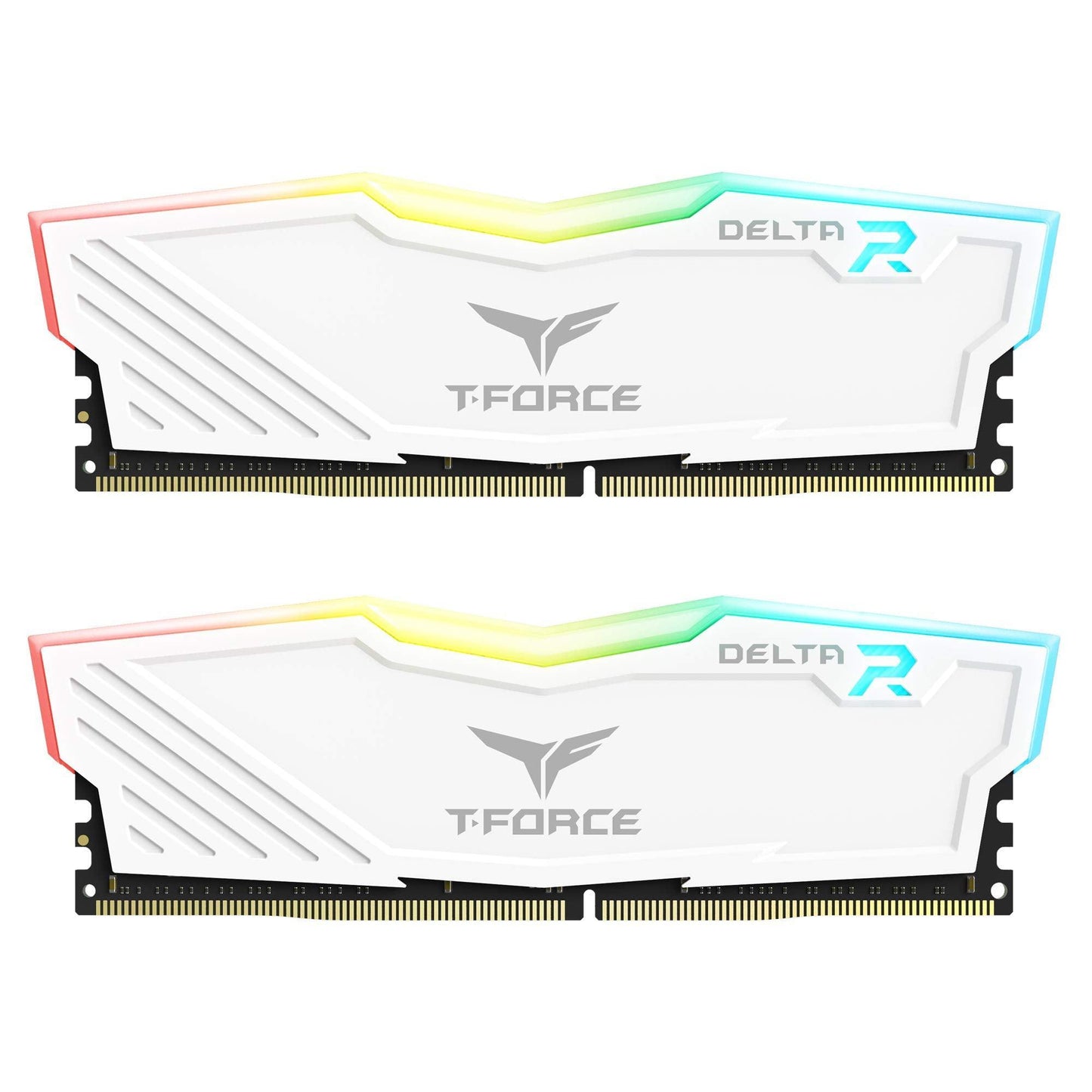 TEAMGROUP T-Force Delta RGB DDR4 16GB (8GBx2) 3600MHz (PC4-28800) CL18 Desktop Gaming Memory Module Ram TF4D416G3600HC18JDC01 - White - Triveni World