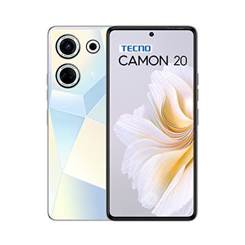 TECNO Camon 20 (Glacier Glow, 8GB RAM,256GB Storage)|16GB Expandable RAM | 64MP RGBW Rear Camera|6.67 FHD+ Big AMOLED with in-Display Fingerprint Sensor - Triveni World