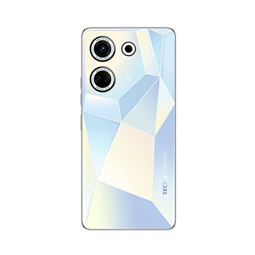 TECNO Camon 20 (Glacier Glow, 8GB RAM,256GB Storage)|16GB Expandable RAM | 64MP RGBW Rear Camera|6.67 FHD+ Big AMOLED with in-Display Fingerprint Sensor - Triveni World