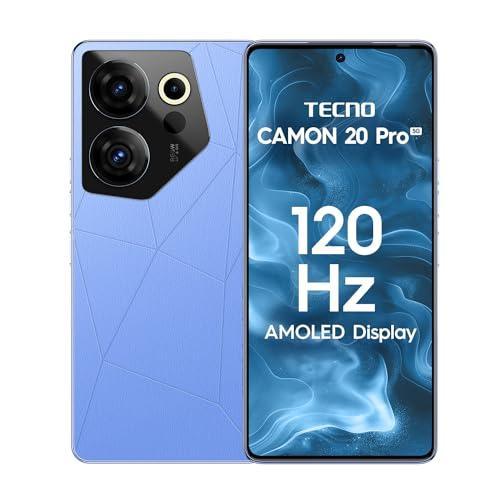 TECNO Camon 20 Pro 5G (Serenity Blue, 8GB RAM,128GB Storage)| India's 1st MediaTek Dimensity 8050 Processor | 16GB Expandable RAM | 64MP RGBW(G+P) OIS Rear Camera|6.67 FHD+ Big AMOLED Screen - Triveni World