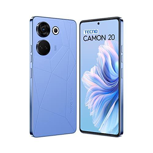 TECNO Camon 20 (Serenity Blue, 8GB RAM,256GB Storage)|16GB Expandable RAM | 64MP RGBW Rear Camera|6.67 FHD+ Big AMOLED with in-Display Fingerprint Sensor - Triveni World