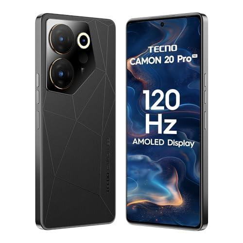 TECNO Camon 20s Pro 5G (Dark Welkin, 8GB RAM,128GB Storage) | MediaTek Dimensity 8020 Processor | 64MP RGBW(G+P) OIS Rear Camera|6.67 FHD+ Big AMOLED Screen - Triveni World