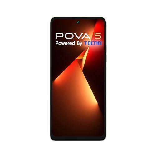 TECNO Pova 5 (Amber Gold, 8GB RAM,128GB Storage) | Segment 1st 45W Ultra Fast Charging | 6000mAh Big Battery | 50MP AI Dual Camera | 3D Textured Design | 6.78”FHD+ Display - Triveni World