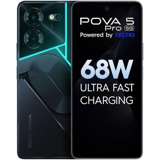 Tecno Pova 5 Pro 5G 128 GB (Dark Illusion, 8 GB RAM) Used - Triveni World