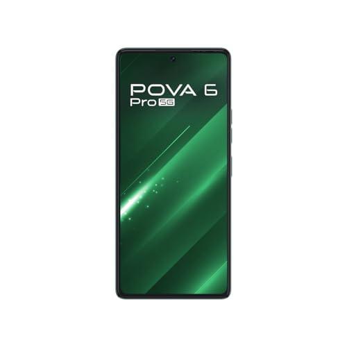 TECNO POVA 6 PRO 5G (24GB*+256GB) | 108MP Camera + 32MP Selfie Camera | 120Hz Dot-in AMOLED Display | Dual Speakers with Dolby Atmos | 6000mAh & 70W Charger | Arc Interface | Comet Green - Triveni World