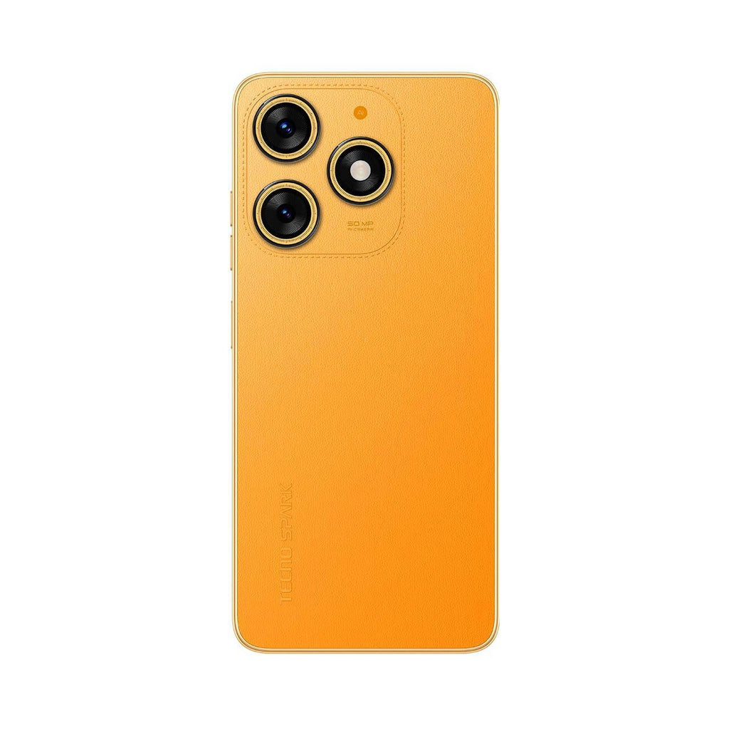 TECNO Spark 10 (Magic Skin Orange, 8GB RAM,128GB Storage)| 50MP AI Dual Rear Camera| 90Hz Refresh Rate 6.6" HD+Dot Display | 16GB Expandable RAM - Triveni World