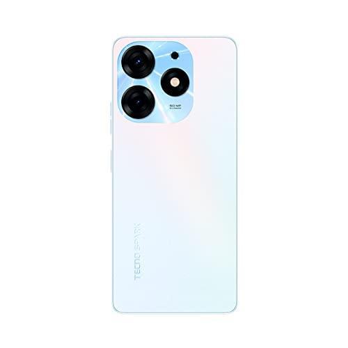 TECNO Spark 10 Pro (Pearl White, 8GB RAM,128GB Storage)|16GB Expandable RAM | 32 MP Selfie Camera| Glass Back and Flagship Triple Matrix Design - Triveni World