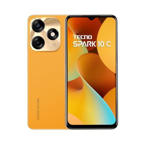 TECNO Spark 10C (Magic Skin Orange, 8GB RAM,128GB Storage)|16GB Expandable RAM | 90Hz Refresh Rate 6.6" HD+Dot Display | 16MP AI Dual Rear Camera - Triveni World