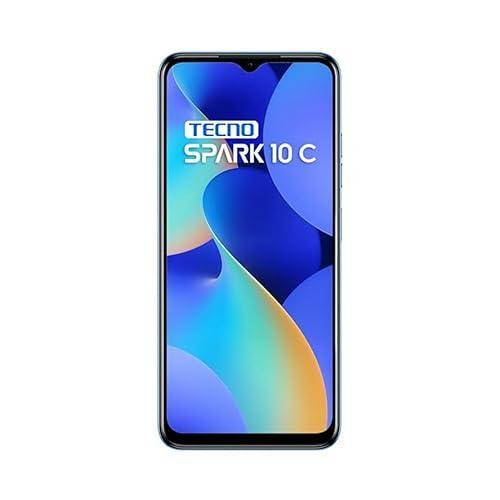 Tecno Spark 10C (Meta Blue, 8GB RAM, 128GB Storage) | 16GB RAM (8GB Extended RAM) | 16MP Rear Camera | 8MP Glowing Selfie | Side-Mounted Fingerprint Sensor | 5000mAh Battery | 18W Fast Charge(Type-C) - Triveni World