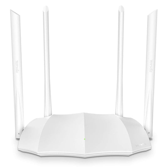 Tenda AC5 V3 AC1200 Wireless Dual Band WiFi Router,Speed Up to 867Mbps/5GHz + 300Mbps/2.4GHz, IPV6, Parental Control, Guest Network, 4 * 6dBi Externe Antennen (White, Not a Modem) - Triveni World