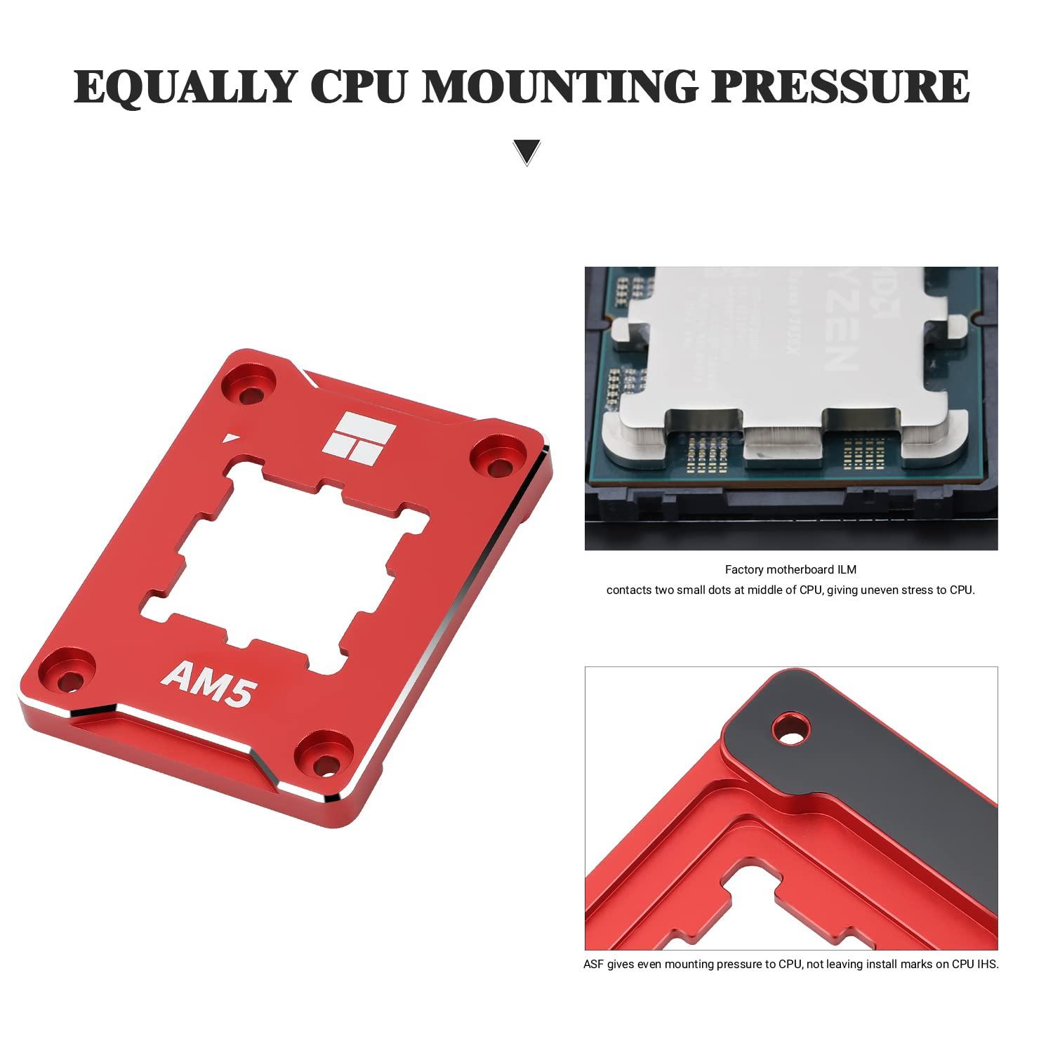 Thermalright ASF-RED AM5 CPU Holder, Corrective Anti-Bending Fixing Frame, AM5 Full-fit Fixed Non-Marking Mounter, AM5 Anti-Bending Contact Frame, CPU Cooler Standard.ââ‚¬¦ - Triveni World