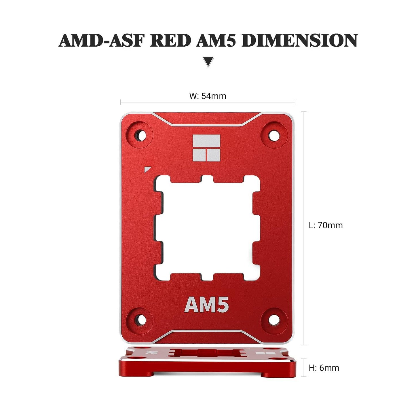 Thermalright ASF-RED AM5 CPU Holder, Corrective Anti-Bending Fixing Frame, AM5 Full-fit Fixed Non-Marking Mounter, AM5 Anti-Bending Contact Frame, CPU Cooler Standard.ââ‚¬¦ - Triveni World