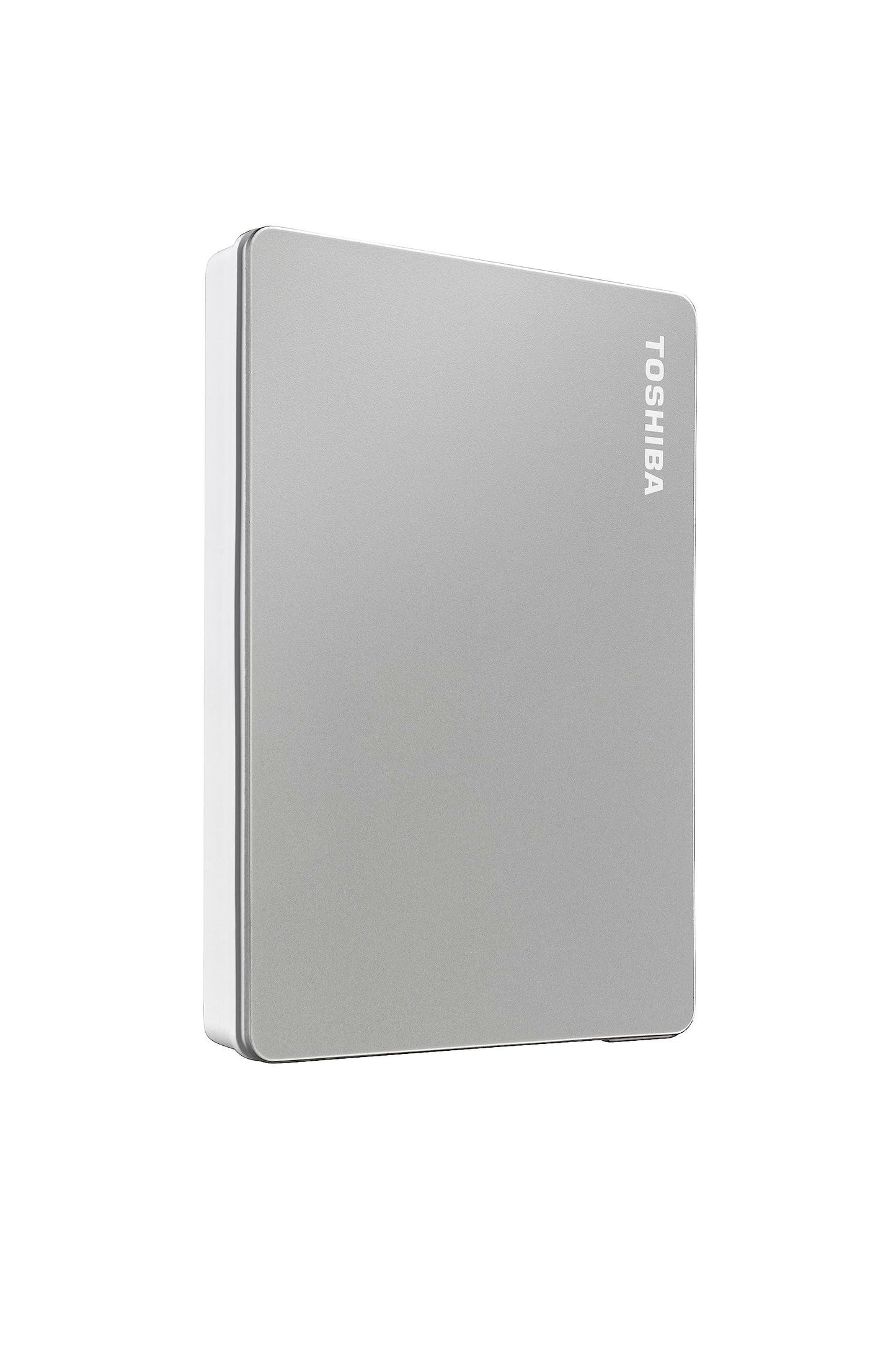 TOSHIBA Canvio Flex 2TB Portable External HDD, USB-C® USB3.0 for Mac, Windows PC, Laptop and Tablet. 3 Years Warranty. External Hard Drive - Silver - Triveni World